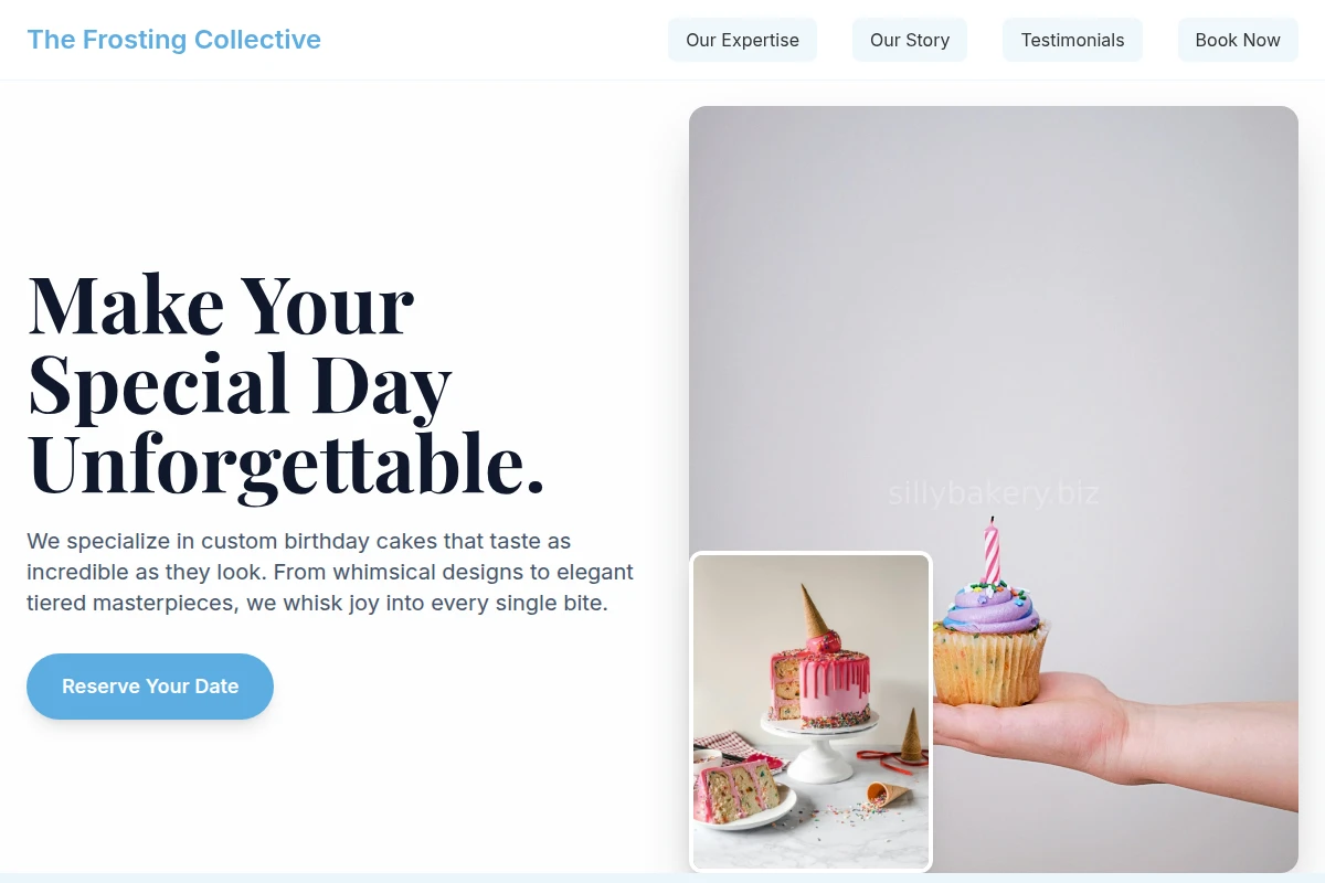 frosting Birthday Cake